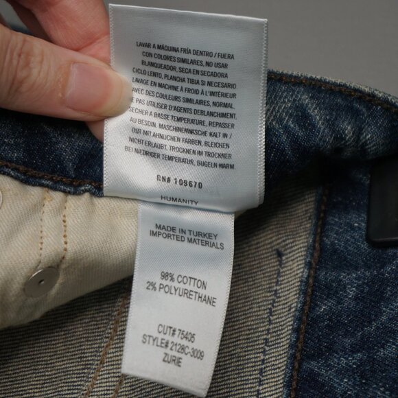 New Citizens of Humanity Zurie High Rise Straight Leg Jeans in Eugene size 24 - Picture 16 of 16